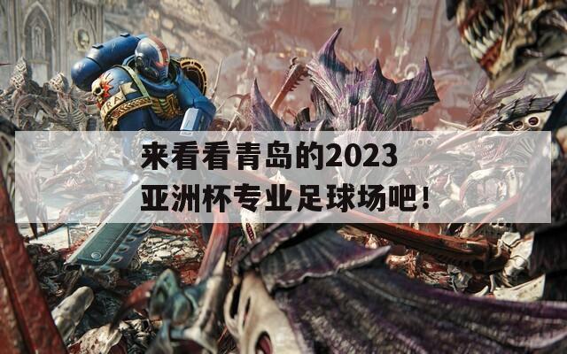 来看看青岛的2023亚洲杯专业足球场吧！