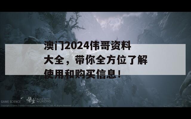 澳门2024伟哥资料大全，带你全方位了解使用和购买信息！